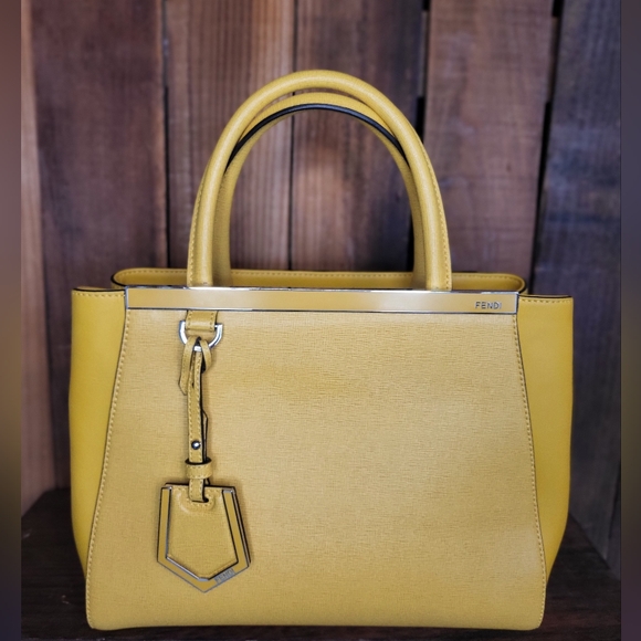 Fendi Handbags - Fendi Leather Petite 2Jours Tote